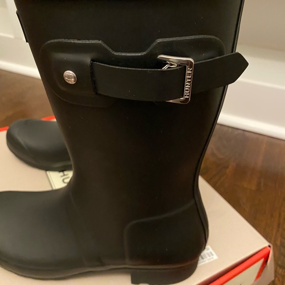 💫Brand New Original Tour Short Hunter Boots- Black💫 - Picture 8 of 14